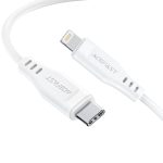 Acefast C3-01 USB-C to Lightning TPE Charging Data Cable 1.2M - White