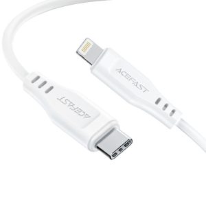 Acefast C3-01 USB-C to Lightning TPE Charging Data Cable 1.2M - White