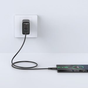 Acefast 60W High Power Fast Charging USB-C to USB-C TPE Data Cable - 1.2M - 3.9 feet - White - C3-03 - Image 7