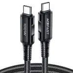 Acefast C4-03 USB-C to USB-C 100W Aluminum Alloy Charging Data Cable 2M - Black
