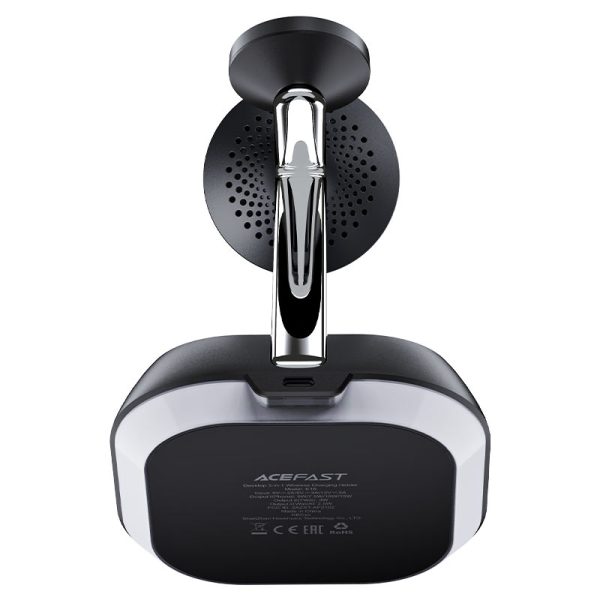 Acefast E16 desktop 3-in-1 Wireless Charging Holder - Black - Image 3