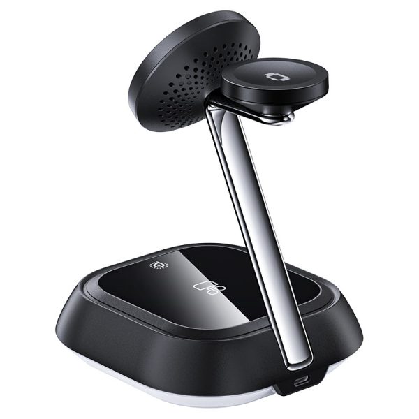 Acefast E16 desktop 3-in-1 Wireless Charging Holder - Black - Image 2