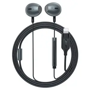 Acefast L1 Wired Earphones For Lightning 1.2M - Black best price in pakistan