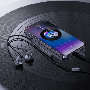 Acefast L1 Wired Earphones For Lightning 1.2M - Black - Image 5