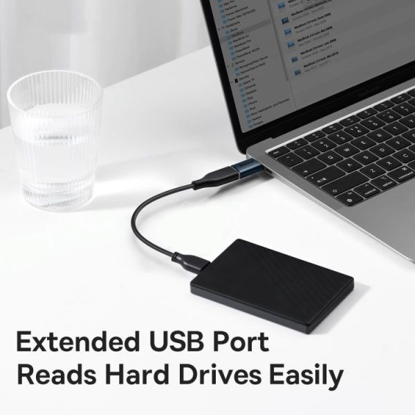 Baseus Ingenuity Mini OTG Adaptor Type-C to USB-A 3.1 - Black - Image 3