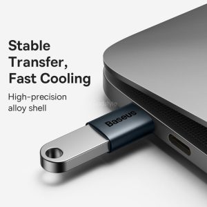 Baseus Ingenuity Mini OTG Adaptor Type-C to USB-A 3.1 - Black - Image 2