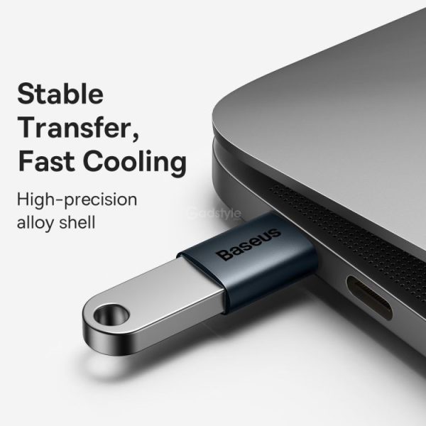 Baseus Ingenuity Mini OTG Adaptor Type-C to USB-A 3.1 - Black - Image 2