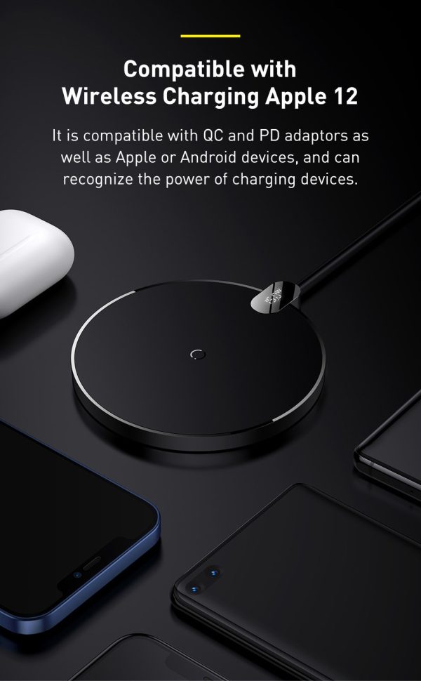 descriptionimage3H1c07c777e4fe41af83a4bc71f7119ea83 Baseus LED Digital Display 15W Wireless Charger – White - Image 4