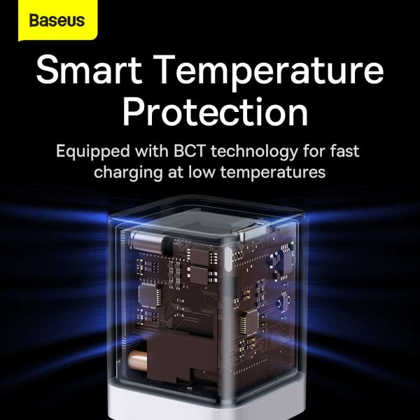 Baseus GaN3 Fast Charger 1C 30W EU - White - Image 4