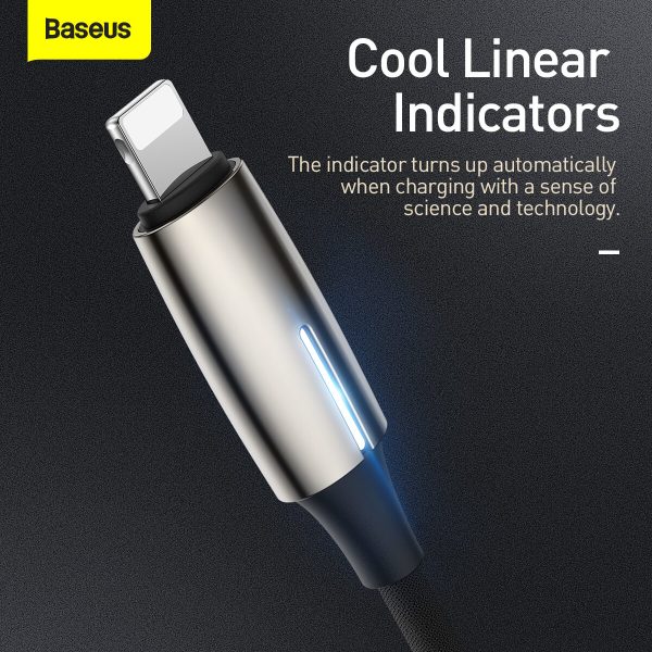 Baseus L56 iPhone to 3.5mm Female Cable 2-In-1 Adapter Support 2A Fast Charge - Black - Image 3