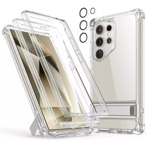 galaxy s24 ultra esr armor case with 1 free protector & 1 camera lens best price in pakistan.jpg