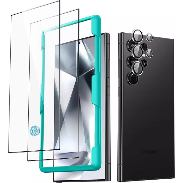 galaxy s24 ultra tempered glass pack of 2 with 1 set camera lens protector best price in pakistan galaxy s24 ultra tempered glass pack of 2 with 1 set camera lens protector best price in pakistan