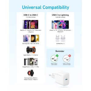Anker Select Charger 20W UK - A2347K21 - White - OP - Image 4
