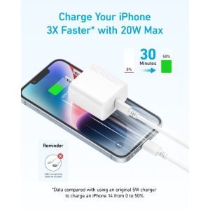 Anker Select Charger 20W UK - A2347K21 - White - OP - Image 2