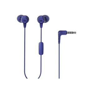 JBL Live 100 In-Ear Headphones with In-Line Microphone and Remote - Purple