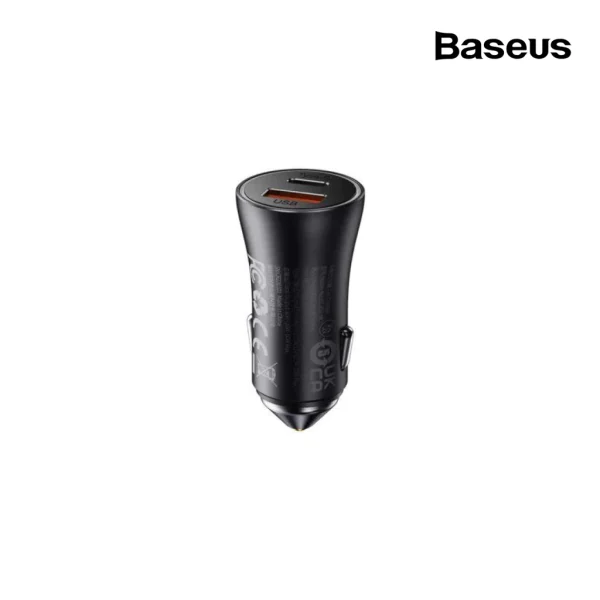 productsimage43_1024x1024 Baseus Max Dual Fast Car Charger 60W U+ C - Black - Image 7