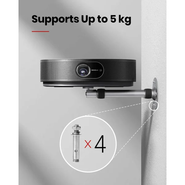 qweqweq Nebula Cosmos Projector Stand - Black - D0724111 - Image 2