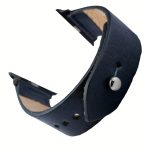Waji's Apple Watch Strap - Pure Leather Strap 49 mm / 45 mm / 44 mm / 42 mm - Space Blue - AMT-SBLU-AWS-02