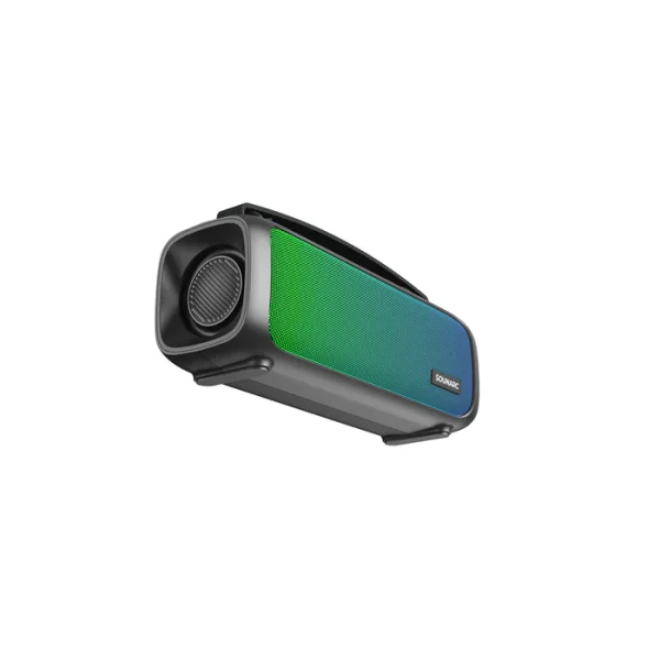 SOUNARC P3 Bluetooth Portable Speaker with 16W Stereo Sound, Various LED Modes, 7 Hours of Playtime - Black - Image 2
