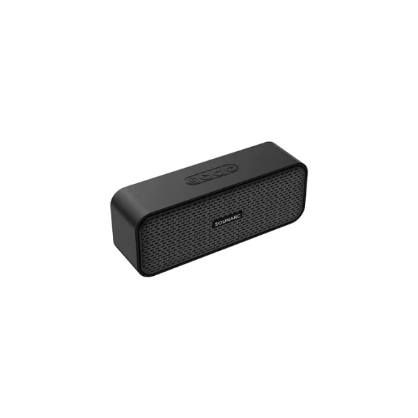 SOUNARC P2 IPX5 Bluetooth Speaker with Bluetooth 5.3, 10W Stereo Sound, Upto 15 Hours of Playtime - Black - Image 2
