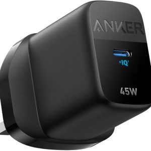 Anker 313 Charger 45W UK Plug - Black - A2643K11 - OP