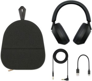 Sony WH-1000XM5 The Best Wireless Noise Canceling Headphones with Auto Noise Canceling Optimizer Crystal Clear Hands-Free Calling and Alexa Voice Control - Black - Image 6