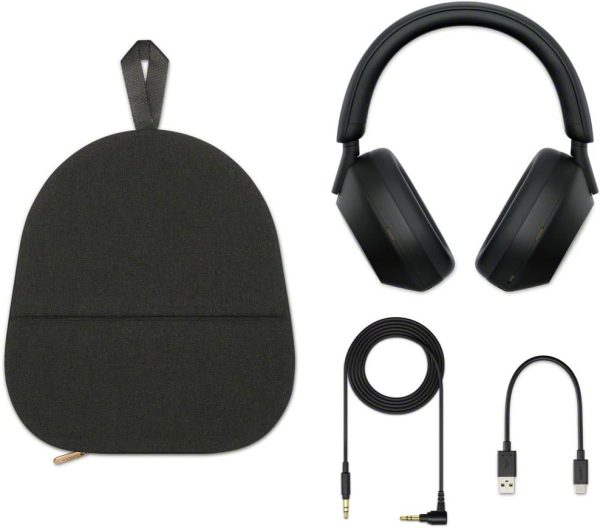 51pFYV7FHdL._AC_SL1200_ Sony WH-1000XM5 The Best Wireless Noise Canceling Headphones with Auto Noise Canceling Optimizer Crystal Clear Hands-Free Calling and Alexa Voice Control - Black - Image 6