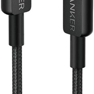 Anker 322 USB-C to Lightning Connector Braided Cable - 3ft - Black - A81B5H11