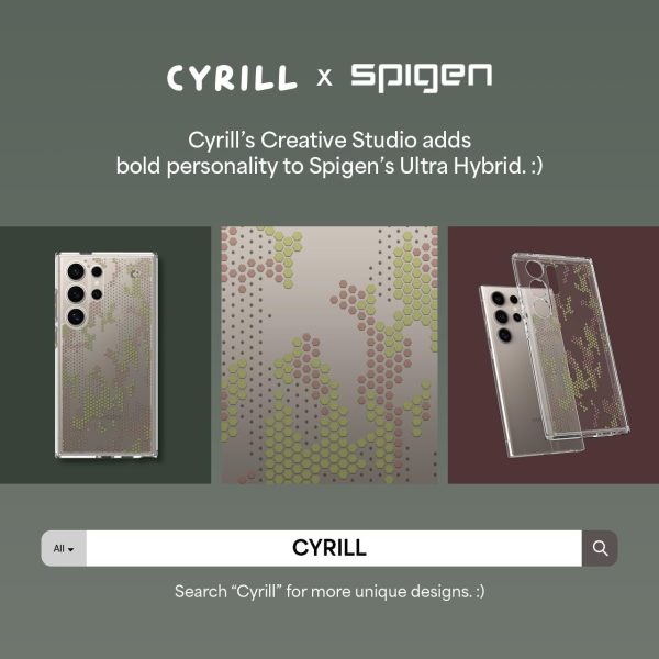 UItra Hybrid Case By Spigen Galaxy S24 Ultra - ACS07547 - Clear Digital Camo - Image 6