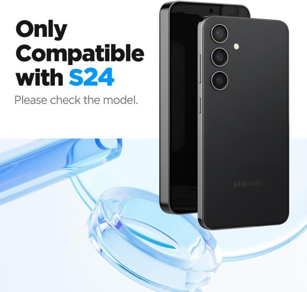 Spigen GLAStR EZ FIT HD for Samsung Galaxy S24 Screen Protector Premium Tempered Glass Case Friendly - 2 PACK - AGL07440 - Image 6