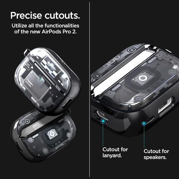 Apple AirPods Pro (2022) Spigen Ultra Hybrid Mag Fit - ACS05593 - Zero One - Image 2