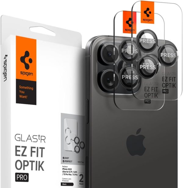 618O5kqZopL._AC_SL1200_ iPhone 16 pro max iPhone 15 pro max spigen Optik pro camera lens protector black titanium best price in pakistan