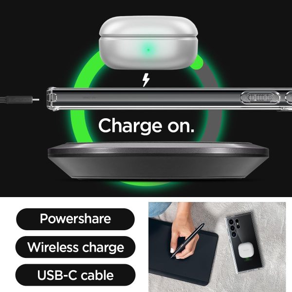 UItra Hybrid Case By Spigen Galaxy S24 Ultra - ACS07292 - Clear - Image 2