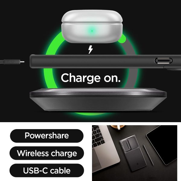 61Bzi55cBlL._AC_SL1200_ Galaxy S24 Ultra Optik Armor Case By Spigen - ACS07313 - Black - Image 2