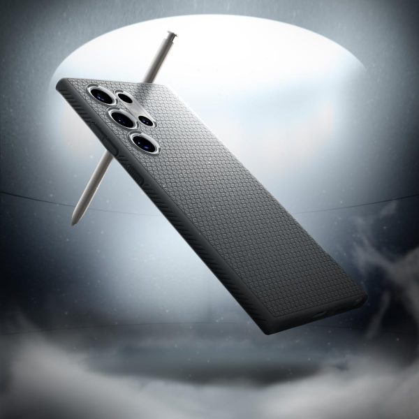 Galaxy S24 Ultra Liquid Air Case By Spigen - ACS07448 - Marble Gray - Image 6