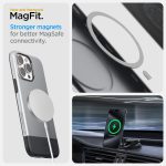 Apple iPhone 15 Pro Style Armor MFit Case by Spigen - Classic Silver - ACS06748 - Image 3