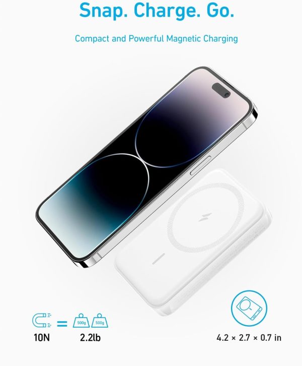 Anker 334 Maggo Battery Powercore 10K - White - A1642H21 - BIS - Image 6