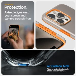 Apple iPhone 15 Pro Max Style Armor MFit Case by Spigen - Alpine Gold - ACS06611 - Image 4