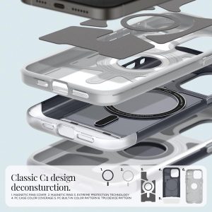 Apple iPhone 15 Pro Max Classic C1 MFit Case by Spigen - Graphite - ACS06607 - Image 5