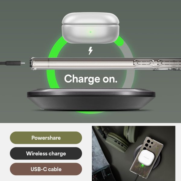 UItra Hybrid Case By Spigen Galaxy S24 Ultra - ACS07547 - Clear Digital Camo - Image 2