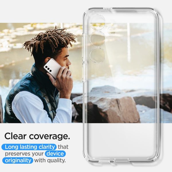 61opU+4nZPL._AC_SL1200_ UItra Hybrid Case By Spigen Galaxy S24 - ACS07349 - Clear - Image 5