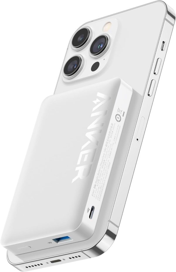 Anker 334 Maggo Battery Powercore 10K - White - A1642H21 - BIS - Image 1