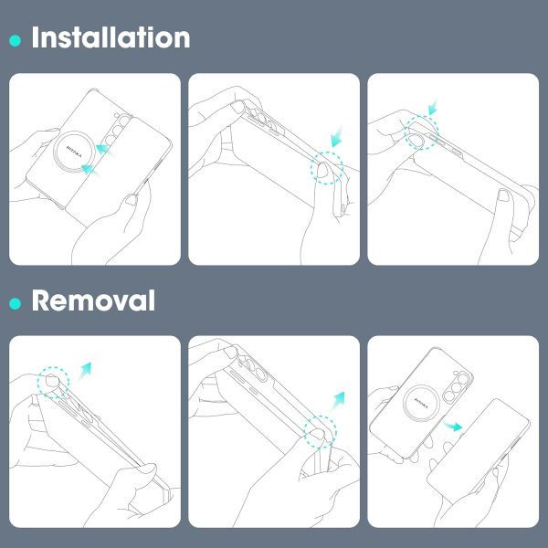 Galaxy S24 PITAKA MagEZ Case 5 Aramid Fiber Case - Black / Grey Twill - Image 3