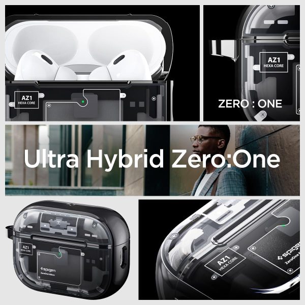 Apple AirPods Pro (2022) Spigen Ultra Hybrid Mag Fit - ACS05593 - Zero One - Image 8