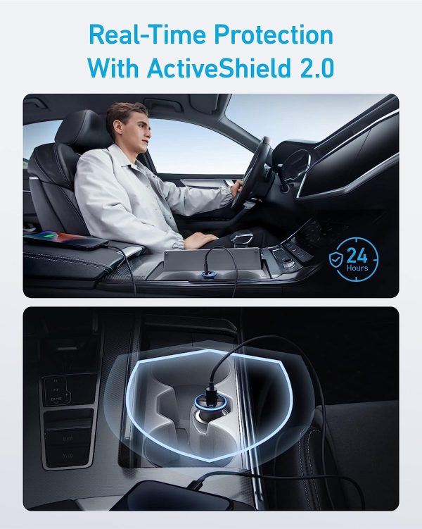 719hOqVnMpL._AC_SL1500_ Anker 323 Car Charger 52.5W - Black - A2735G11 - OP - Image 3