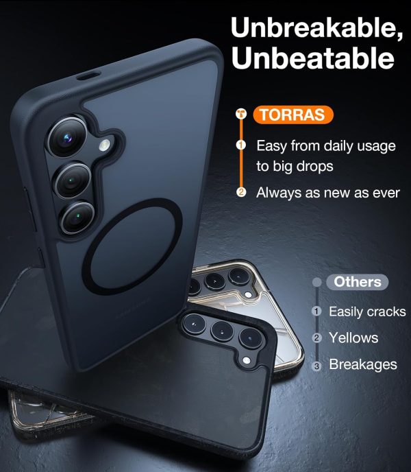 71Iexuk25oL._AC_SL1500_ Galaxy S24 Guardian Magsafe Series Case by Torras - Black - Image 2