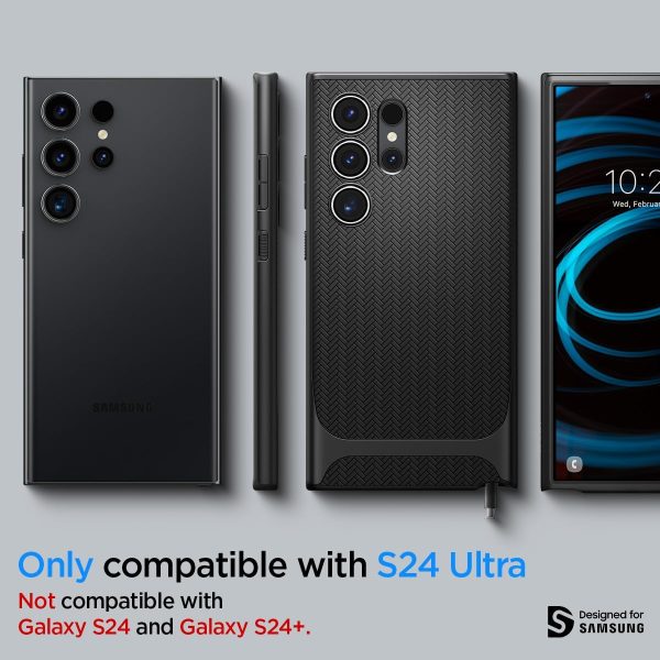 Galaxy S24 Ultra Neo Hybrid Case By Spigen - ACS07304 - Black - Image 7