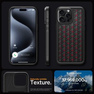 Apple iPhone 15 Pro Max Cryo Armor Case by Spigen - Cryo Red - ACS06604 - Image 2
