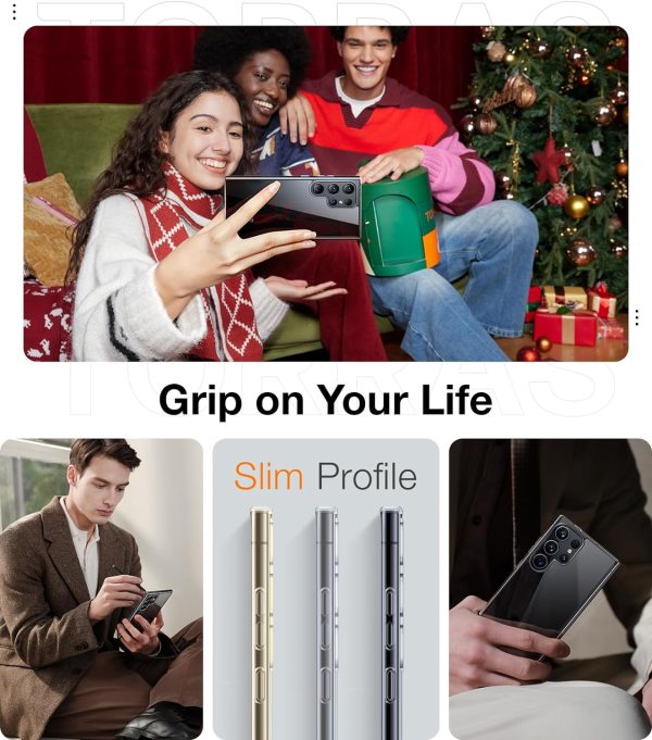 Galaxy S24 Ultra Diamond Series Case by Torras - Clear - Image 2