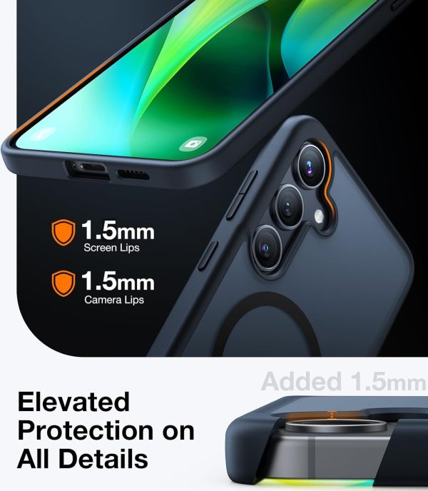 71Pv2FskEfL._AC_SL1500_ Galaxy S24 Guardian Magsafe Series Case by Torras - Black - Image 6